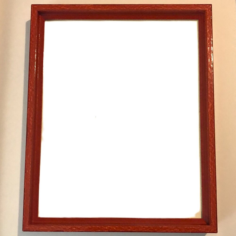 Vibrant Red Glossy Colorful Frame - Ready to Use - 8x10 - w/Hardware - New
